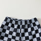 Sleeveless Top Plaid Printed Shorts Two-piece For Boys