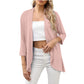 European And American Leisure Printed Knitted Cardigan