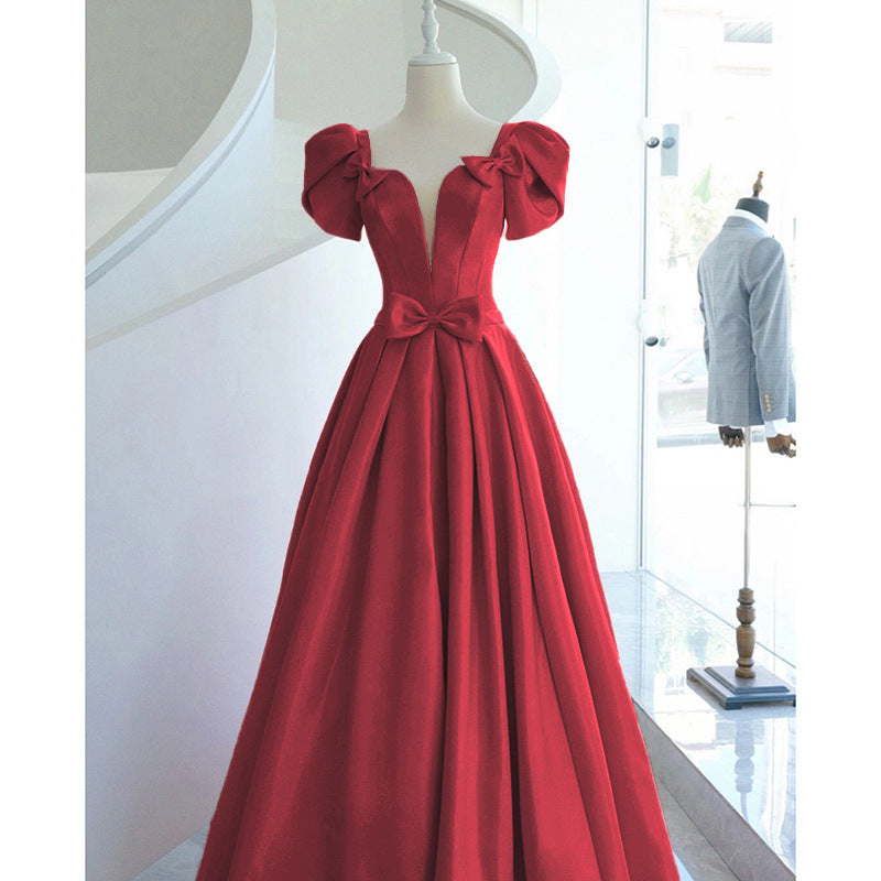 Fashionable Stylish Princess On The Run Engagement Dress