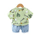 Boys Shirt Fashion Summer Short Sleeve Blouse And Pants