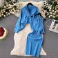 Women's Two-Piece Set V-Neck Slip Dress