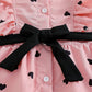 Girls' Fashion Long Shirt Including Belt Leggings Suit