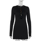 Fashion Slim Fit Hollow Dress Women