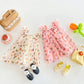 Summer Cute Heart Printing Mesh Girl Dress