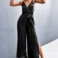 Women's Clothing New Sale V-neck Strap Split Jumpsuit