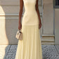 Solid Color Sleeveless Knitted Vest Slim Knit Dress