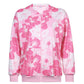 New Women's Personality Sweet Student Zipper Print Hooded Sweater