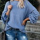 Large Size Loose Long-sleeved Large-sleeved Knitted Pullover Halloween Sweater