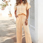 Costume de base en coton et chanvre de couleur unie pour le commerce extérieur