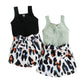Summer New Baby Sling Bow Shorts Suit