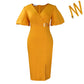 Waist-tight Split Hip-wrapped African Dress