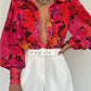 New Print Women's Fashion Button Shirt
