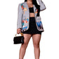 European And American Women's Clothing Digital Printing Suit