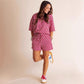 New Comfort Loose Leisure Suit Women's European And American Fashion Plaid Short-sleeved Shirt And Shorts Two-piece Set