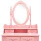 dressing table set with stool 75x Paulownia