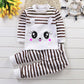 Ensemble pyjama bébé en coton d'automne