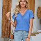 Women's Fashion Solid Color Casual T-shirt