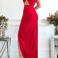 Robe d'été asymétrique pour femme avec imprimé floral élégant