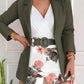 Women's Fashion Solid Color Two-piece Suit