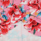 V-neck Batwing Sleeve Printed Dress
