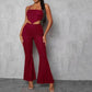European And American Tube Top Suspenders Temperament Commuter Casual Backless Two-piece Set
