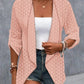 Women's Fashion Long Sleeve Casual Rolled Sleeves Cardigan Jacket