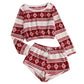 Coral Fleece Christmas Venonat Decoration Round Neck Shorts Long-sleeve Suit
