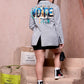 European And American Women's Clothing Digital Printing Suit