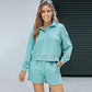 Combinaison de sport ample de couleur unie pour femmes, tenue de yoga