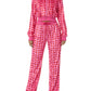 Velvet Love Printed Hooded Sweater Fashion Suit Women