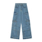Autumn Street Hipster Women's Overalls Cotton Jeans Casual Pants
