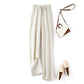Pantalon ample amincissant et droit à jambes larges pour femme
