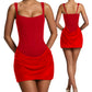 Stylish Strapless Off-the-shoulder Mini Dress For Women