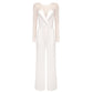 Foam Mesh Top Jumpsuit Casual Suit