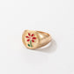 Cute Cartoon Dripping Oil Ins Wind Color Multi-element Single Ring