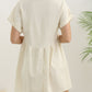 Women's Casual Loose Solid Color And V-neck Dress