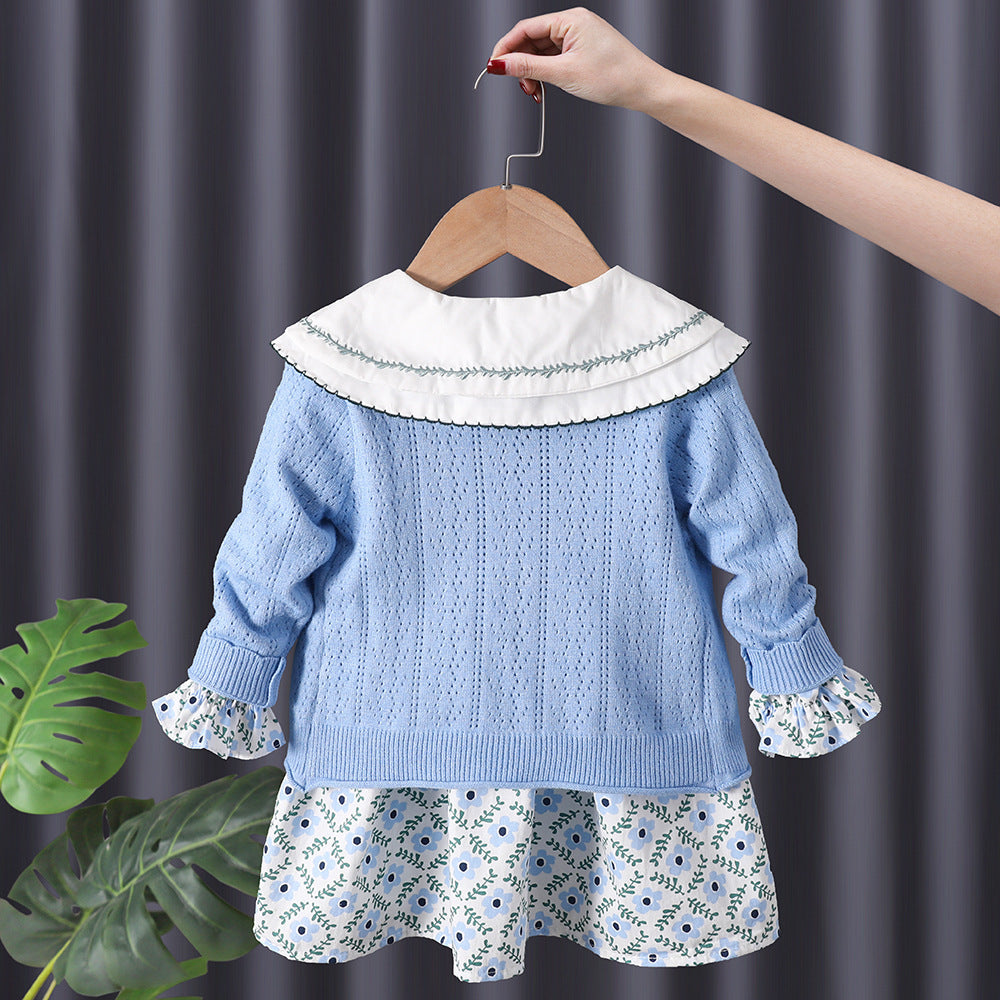 Tenue tendance pour filles, robe fleurie