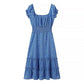 Women's Elegant And Fashionable Printed Midi Dress
