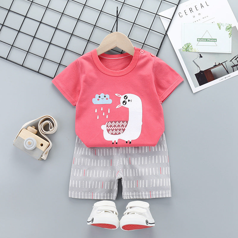 Costume à manches courtes pour enfants, beaux vêtements pour garçons