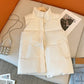 Gilet court en coton pour femme, style coréen, automne et hiver