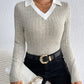 Fashion Women's Simple Knitting Bottoming Shirt