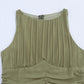 Elegance Sleeveless Ruffled Dress