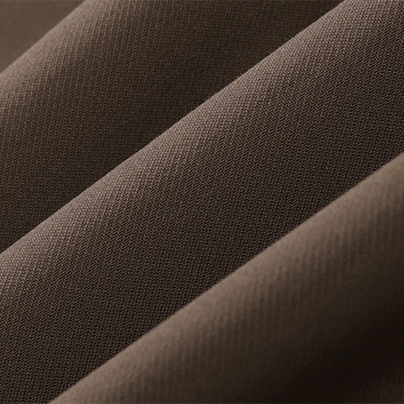 Stitching Plaid Brown Suit Loose Jacket