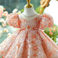 Children's Shiny Princess Dress Puffy Grenadine