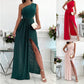 Robe d'été asymétrique pour femme avec imprimé floral élégant