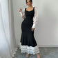 Women's Versatile European And American Style Slim Fit Long Sleeved Dress