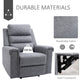 Modern Recliner Chair Single Sofa Home Theater Seating with Overstuffed Armrest and Back