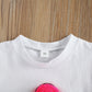 Girls Ice Cream Short Sleeve T-shirt Top