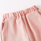 Bow Print Long Sleeve Pants For Children