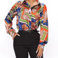 Women's Fashion Casual Long Sleeve Shirt Top